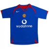 Fodboldtøj Manchester United 2005-06 Udebanetrøje Retro