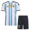 Fodboldsæt Argentina Hjemmebanetrøje VM 2026 TIL Børn