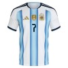 Fodboldtøj Argentina De Paul 7 Hjemmebanetrøje VM 2026