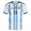 Fodboldtøj Argentina Garnacho 17 Hjemmebanetrøje VM 2026
