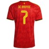 Fodboldtøj Belgien De Bruyne 7 Hjemmebanetrøje VM 2026