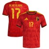 Fodboldtøj Belgien De Ketelaere 17 Hjemmebanetrøje VM 2026