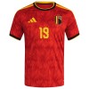 Fodboldtøj Belgien Openda 19 Hjemmebanetrøje VM 2026