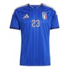 Fodboldsæt Italien Bastoni 23 Hjemmebanetrøje VM 2026 TIL Børn