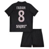Fodboldsæt Paris Saint-Germain Fabian 8 4.trøje Jordan 2025-26 TIL Børn