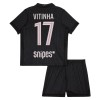 Fodboldsæt Paris Saint-Germain Vitinha 17 4.trøje Jordan 2025-26 TIL Børn