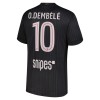Fodboldtøj Paris Saint-Germain O. Dembele 10 4.trøje Jordan 2025-26