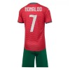 Fodboldsæt Portugal Ronaldo 7 Hjemmebanetrøje VM 2026 TIL Børn