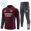 Arsenal Trænings Sweatshirt 2025-26 Kvart-Zip Rød TIL Børn