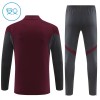 Arsenal Trænings Sweatshirt 2025-26 Kvart-Zip Rød TIL Børn