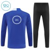 Chelsea Trænings Sweatshirt 2025-26 Kvart-Zip Blå TIL Børn