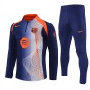 FC Barcelona Trænings Sweatshirt 2025-26 Kvart-Zip Blå