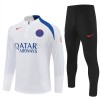 Paris Saint-Germain Trænings Sweatshirt 2025-26 Kvart-Zip Hvid