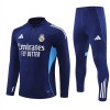 Real Madrid Trænings Sweatshirt 2025-26 Kvart-Zip Flåde