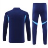 Real Madrid Trænings Sweatshirt 2025-26 Kvart-Zip Flåde