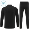 Real Madrid Trænings Sweatshirt 2025-26 Kvart-Zip Sort TIL Børn