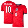 Fodboldtøj England Bellingham 10 Udebanetrøje VM 2026