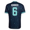 Fodboldsæt Tyskland Kimmich 6 Udebanetrøje VM 2026 TIL Børn