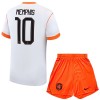 Fodboldsæt Holland Memphis 10 Udebanetrøje VM 2026 TIL Børn