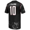 Fodboldtøj Canada J. David 10 Udebanetrøje VM 2026