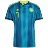 Fodboldtøj Colombia Luis Diaz 7 Udebanetrøje VM 2026