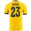 Fodboldtøj Ecuador Caicedo 23 Hjemmebanetrøje VM 2026