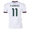 Fodboldtøj Mexico S.Gimenez 11 Udebanetrøje VM 2026