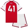 Fodboldsæt Arsenal Rice 41 Hjemmebanetrøje 2026-27 TIL Børn