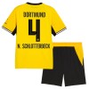 Fodboldsæt Borussia Dortmund N. Schlotterbeck 4 Hjemmebanetrøje 2026-27 TIL Børn