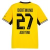 Fodboldtøj Borussia Dortmund Adeyemi 27 Hjemmebanetrøje 2026-27