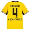 Fodboldtøj Borussia Dortmund N. Schlotterbeck 4 Hjemmebanetrøje 2026-27