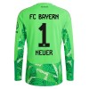 Fodboldtøj FC Bayern München Neuer 1 Målmandstrøje Hjemmebanetrøje 2026-27 (L/Æ)