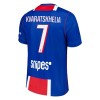 Fodboldsæt Paris Saint-Germain Kvaratskhelia 7 Hjemmebanetrøje 2026-27 TIL Børn