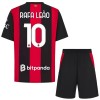Fodboldsæt AC Milan Rafael Leao 10 Hjemmebanetrøje 2026-27 TIL Børn