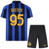 Fodboldsæt Inter Milan Bastoni 95 Hjemmebanetrøje 2026-27 TIL Børn