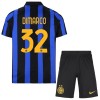 Fodboldsæt Inter Milan Dimarco 32 Hjemmebanetrøje 2026-27 TIL Børn