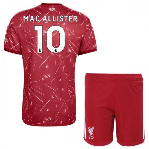 Fodboldsæt Liverpool Mac Allister 10 Hjemmebanetrøje 2026-27 TIL Børn