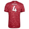 Fodboldsæt Liverpool Virgil 4 Hjemmebanetrøje 2026-27 TIL Børn