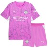 Fodboldsæt Manchester City Målmandstrøje Udebanetrøje 2026-27 Pink TIL Børn