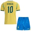 Fodboldsæt Brasilien Neymar JR 10 Hjemmebanetrøje VM 2026 TIL Børn