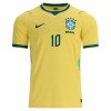 Fodboldsæt Brasilien Pele 10 Hjemmebanetrøje VM 2026 TIL Børn
