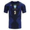 Fodboldtøj Brasilien Casemiro 5 Udebanetrøje VM 2026