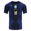 Fodboldtøj Brasilien Neymar JR 10 Udebanetrøje VM 2026