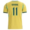 Fodboldtøj Brasilien Raphinha 11 Hjemmebanetrøje VM 2026