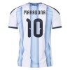 Fodboldsæt Argentina Maradona 10 Hjemmebanetrøje VM 2026 TIL Børn