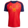 Fodboldsæt Spanien 2 Stars Lamine Yamal 19 Hjemmebanetrøje VM 2026 TIL Børn