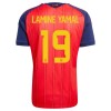 Fodboldsæt Spanien 2 Stars Lamine Yamal 19 Hjemmebanetrøje VM 2026 TIL Børn