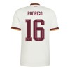 Fodboldsæt Spanien 2 Stars Rodrigo 16 Udebanetrøje VM 2026 TIL Børn