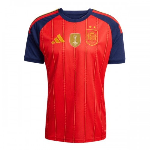 Fodboldtøj Spanien 2 Stars Hjemmebanetrøje VM 2026 Fodboldtøj Spanien 2 Stars Hjemmebanetrøje VM 2026