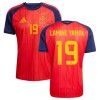 Fodboldtøj Spanien 2 Stars Lamine Yamal 19 Hjemmebanetrøje VM 2026 Fodboldtøj Spanien 2 Stars Lamine Yamal 19 Hjemmebanetrøje VM 2026